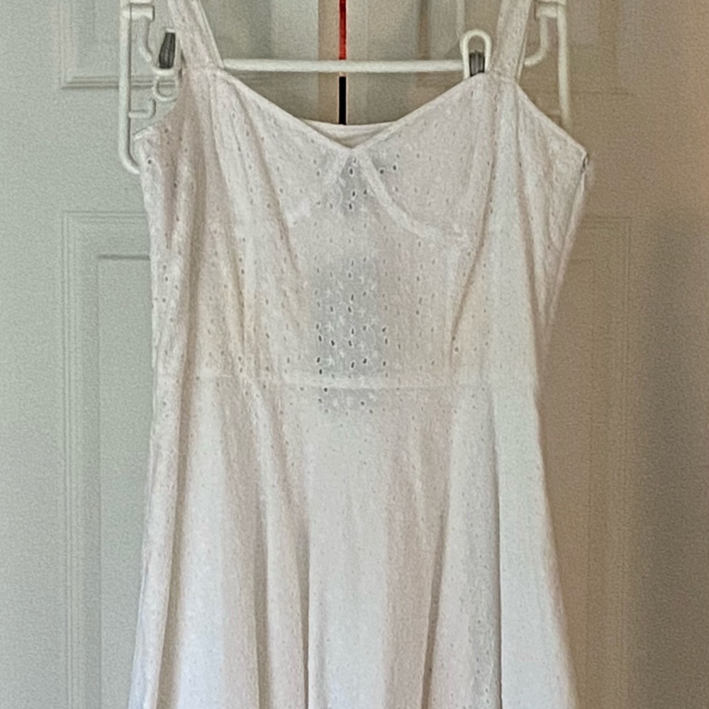Lauren by Ralph Lauren 10P White Eyelet sundress.